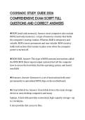 CGS1060C STUDY GUIDE 2026 COMPREHENSIVE EXAM SCRIPT FULL QUESTIONS AND CORRECT ANSWERS