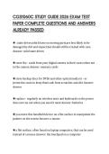 CGS1060C STUDY GUIDE 2026 EXAM TEST PAPER COMPLETE QUESTIONS AND ANSWERS ALREADY PASSED