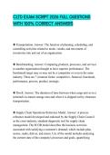 CLTD EXAM SCRIPT 2026 FULL QUESTIONS WITH 100&percnt; CORRECT ANSWERS