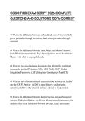 CGSC F100 EXAM SCRIPT 2026 COMPLETE QUESTIONS AND SOLUTIONS 100&percnt; CORRECT