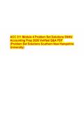 ACC 311 Module 4 Problem Set Solutions SNHU Accounting Prep 2026 Verified Q&A PDF &lpar;Problem Set Solutions Southern New Hampshire University&rpar;&period;pdf