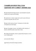 CHAMBERLAIN NR509 FINAL EXAM QUESTIONS WITH CORRECT ANSWERS 2026