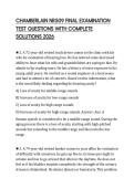 CHAMBERLAIN NR509 FINAL EXAMINATION TEST QUESTIONS WITH COMPLETE SOLUTIONS 2026