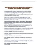DRUG RECOGNITION EXPERT NEW EXAM WITH COMPLETE SOLUTIONS 100&percnt; VERIFIED LATEST UPDATE&excl;&excl;