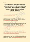 NCCAOM BIOMEDICINE BOARD EXAM ACTUAL  EXAM A&comma; B&comma; C WITH PRACTICE EXAM QUESTIONS  AND CORRECT DETAILED ANSWERS ALREADY  GRADED A&plus; LATEST EXAM JUST RELEASED  &lpar;NEWEST 2026&sol;2027&rpar;