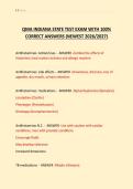 QMA INDIANA STATE TEST EXAM WITH 100&percnt;  CORRECT ANSWERS &lpar;NEWEST 2026&sol;2027&rpar; 