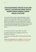 LEIK FNP EXAM NEWEST 2026&sol;2027 ACTUAL EXAM  COMPLETE  QUESTIONS AND CORRECT DETAILED  ANSWERS &lpar;VERIFIED ANSWERS&rpar; &vert;ALREADY  GRADED A&plus;&sol;TEST BANK 