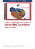 Testbank for principles of anatomy and physiology  Chapter 1- An Introduction to the Human Body Gerald Tortora & Bryan Derickson