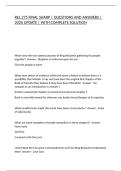 REL 275 FINAL SHARP &vert; QUESTIONS AND ANSWERS &vert; 2026 UPDATE &vert; WITH COMPLETE SOLUTION