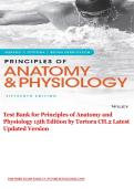 Test Bank for Principles of Anatomy and Physiology 15th Edition by Tortora CH&period;2 Latest Updated Version 