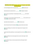 HSPM FINAL STUDY GUIDE&vert; Questions with Correct Answers&vert; Latest Update 