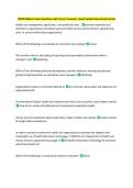 HSPM Midterm Exam Questions with Correct Answers&vert; Latest Update