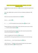 HSPM 412 FINAL EXAM QUESTIONS WITH CORRECT ANSWERS&vert; LATEST UPDATE