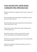 DCDC-002 BICSI DATA CENTER DESIGN CONSULTANT FINAL PAPER 2026 EXAM