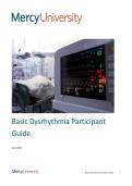 basic dysrhythmia participant guide with expert solutions &plus; EKG Strips&lpar;Passed&rpar;&period;