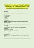 NURS 5433 FINAL EXAM UNIVERSITY OF TEXAS  200&plus; QUESTIONS AND CORRECT ANSWERS  WITH RATIONALES GRADED A&plus; LATEST