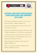 NUTANIX CERTIFIED PROFESSIONAL EXAM QUESTIONS AND ANSWERS 100&percnt; PASS