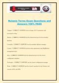 Nutanix Terms Exam Questions and Answers 100&percnt; PASS
