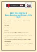 BEHV 5634 MODULE 5 Exam Questions and Answers 100&percnt; PASS
