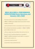 BEHV 5634 MOD 4- PERFORMANCE EXPECTATIONS Exam Questions and Answers 100&percnt; PASS