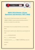 BEHV 5634 Module 2 Exam Questions and Answers 100&percnt; PASS