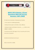 BEHV 5634 Module 3 Exam Questions With All Correct Answers 100&percnt; PASS