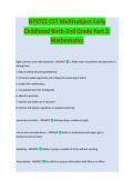 NYSTCE Multi-Subject&colon; Teachers of Childhood &lpar;Part 3&rpar; &ndash; EXAM STUDY GUIDE 2026&sol;2027 COMPLETE QUESTIONS WITH VERIFIED CORRE