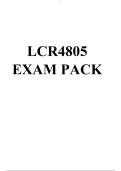 LCR4805 EXAM PACK 2026