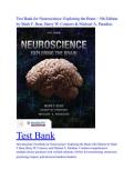 Neuroscience&colon; Exploring the Brain 5th Edition Test Bank by Mark F&period; Bear&comma; Barry W&period; Connors&comma; and Michael A&period; Paradiso &vert; Verified Questions and Answers
