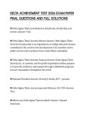 DELTA ACHIEVEMENT TEST 2026 EXAM PAPER FINAL QUESTIONS AND FULL SOLUTIONS