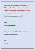 Econ 104 Bill Goffe Final Exam Prep Newest 2026-  2027 Actual Exam With Complete Questions And  Correct Detailed Answers &lpar;Verified Answers&rpar; &vert;Already  Graded A&plus;&vert;Brand New&excl;&excl; 