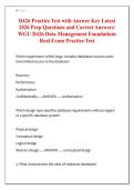 D426 Practice Test with Answer Key Latest  2026 Prep Questions and Correct Answers&sol;  WGU D426 Data Management Foundations  Real Exam Practice Test