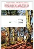   SOLUTION MANUAL FOR CANADIAN INCOME  TAXATION 25TH EDITION BY WILLIAM BUCKWOLD&comma;  JOAN KITUNEN&comma; MATTHEW ROMAN ALL CHAPTERS  INCLUDED&vert;&vert; LATEST AND COMPLETE VERSION 2025  WITH VERIFIED SOLUTIONS&vert;&vert; ASSURED PASS&excl;&excl;&excl;