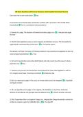 LSB Exam Questions with Correct Answers&vert; Latest Update