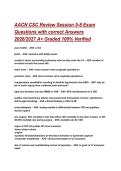 AACN CSC Review Session 5-8 Exam Questions with correct Answers 2026&sol;2027 A&plus; Graded 100&percnt; Verified