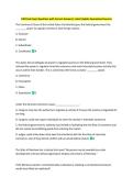 LSB Final Exam Questions with Correct Answers&vert; Latest Update 
