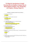 Introduction to Family Processes Diverse Families Test Bank Verified Questions Answers 2025&sol; 2026