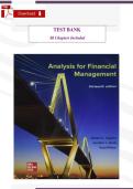 Analysis for Financial Management &lpar;13th Edition&comma; Higgins&rpar; &ndash; Verified Test Bank & Study Guide &lpar;All Chapters Included&rpar;