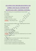 ATLS STUDY BUNDLE PACKAGE 2025-2026 ACTUAL EXAM 250 REAL QUESTIONS AND CORRECT DETAILED ANSWERS WITH RATIONALES &lpar;100&percnt; VERIFIED ANSWERS&rpar;
