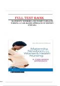Test Bank &ndash; Maternity&comma; Newborn&comma; and Women&rsquo;s Health Nursing&colon; A Case-Based Approach &lpar;2nd Edition&rpar; by O&rsquo;Meara