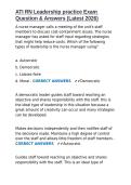 ATI RN Leadership practice Exam Question & Answers &lpar;Latest 2026&rpar;&period;docx