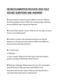 DEOMI EXAMINATION PACKAGE 2026 FULLY SOLVED QUESTIONS AND ANSWERS