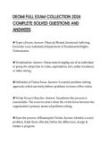 DEOMI FULL EXAM COLLECTION 2026 COMPLETE SOLVED QUESTIONS AND ANSWERS