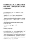 &lpar;CHAPTERS 6-9&rpar; A&P I &lpar;DR TIANGCO&comma; ECPI&rpar; EXAM SCRIPT 2026 COMPLETE QUESTIONS AND ANSWERS