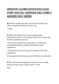 DERIVATIVE CLASSIFICATION IF103&period;16 EXAM SCRIPT 2026 FULL QUESTIONS AND CORRECT ANSWERS 100&percnt; VERIFIED