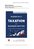 Solution Manual For McGraw-Hill's Taxation of Individuals and Business Entities 2026 Edition  Evergreen Release By Brian C&period; Spilker&comma; Benjamin C&period; Ayers