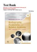 Bontrager's Radiographic Positioning Test Bank&colon; 10th Edition MCQ Answers & Study Guide for Imaging Technicians