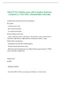 NR 667 CEA Module notes with Complete Solutions &vert; Graded A&plus; &vert; New 2026 &vert; Chamberlain University