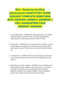 RCA - Relativity Certified  Administrator EXAM STUDY GUIDE  2026&sol;2027 COMPLETE QUESTIONS  WITH VERIFIED CORRECT ANSWERS &vert;&vert;  100&percnt; GUARANTEED PASS  <NEWEST VERSION> 