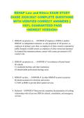 RDHAP Law and Ethics EXAM STUDY  GUIDE 2026&sol;2027 COMPLETE QUESTIONS  WITH VERIFIED CORRECT ANSWERS &vert;&vert;  100&percnt; GUARANTEED PASS  <NEWEST VERSION> 